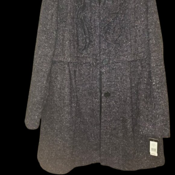 GUESS Women’s Wool Blend Peacoat – Size Large | Classic Winter Coat | MSRP $295 - Picture 2 of 5